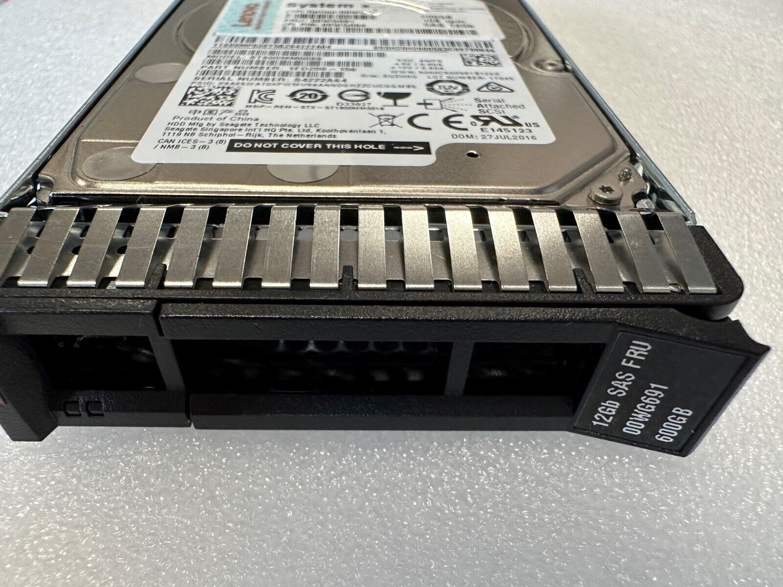 IBM 600GB 10K 12G SAS 2.5" G3HS X3650 M5 HDD Hard Drive // 00WG691 00WG690 / 00WG694 / ST600MM0088 (Used) // สินค้ารับประกัน โดย บริษัท อะไหล่เซิร์ฟเวอร์ จำกัด