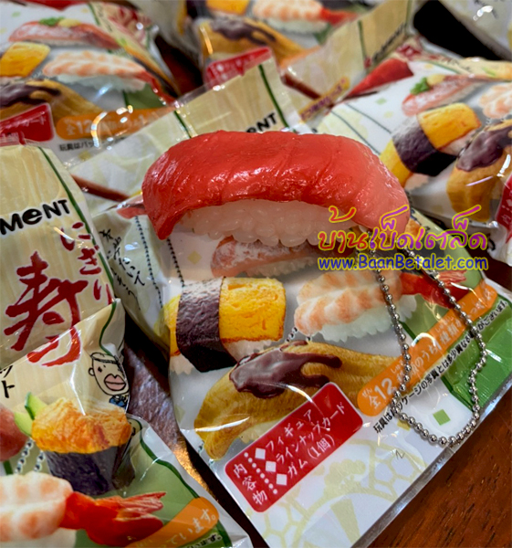 ReMent Sushi Mascot รีเม้นอาหารจำลอง ชุดซูชิ 12+1ชิ้น