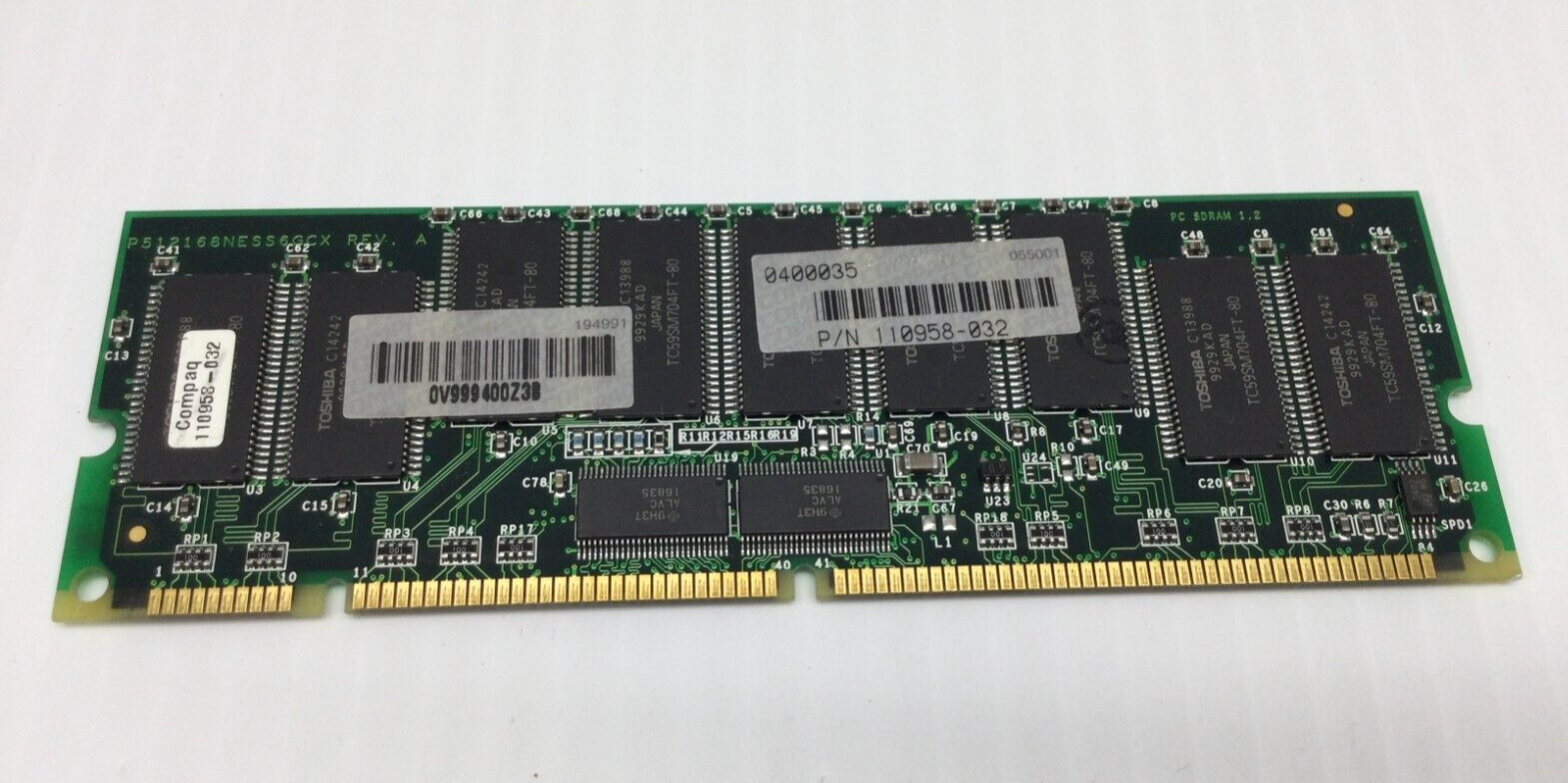 HP 256MB Sync 100MHz CL2 ECC Memory Module / 110958-032 // (USED) สินค้ารับประกัน โดย บริษัท อะไหล่เซิร์ฟเวอร์ จำกัด