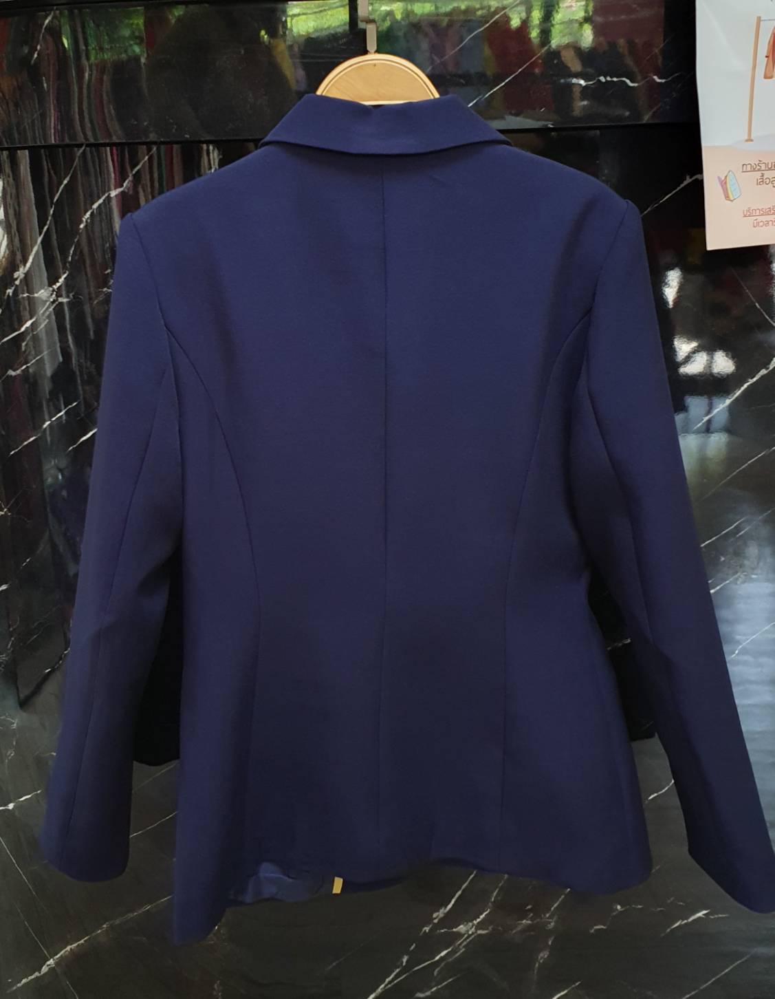 No.2349 เสื้อสูทผู้หญิง สีดำ/สีขาว/สีกรม