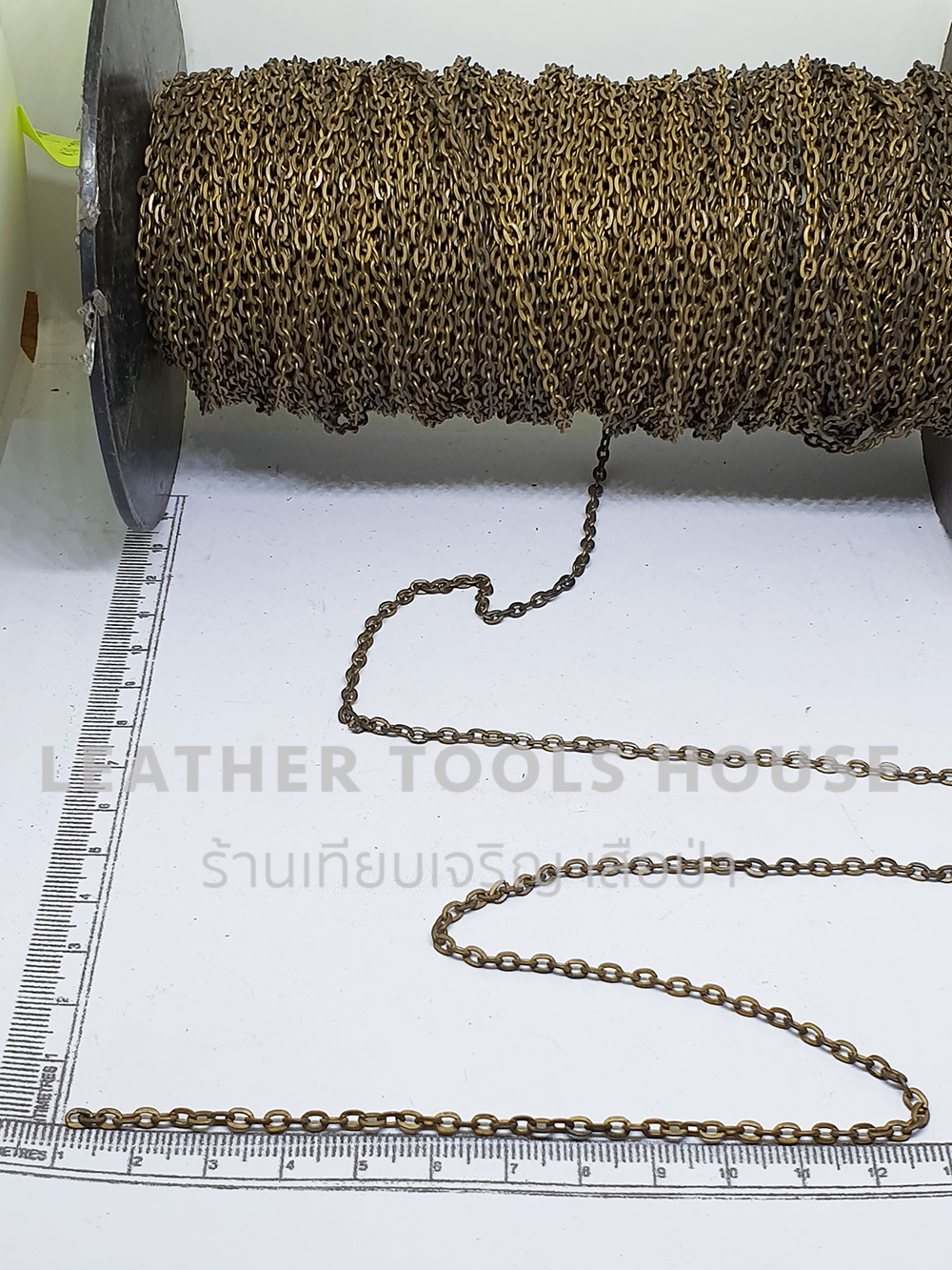 โซ่เหล็ก HCA-080 สีเหลืองดำ 1เมตร