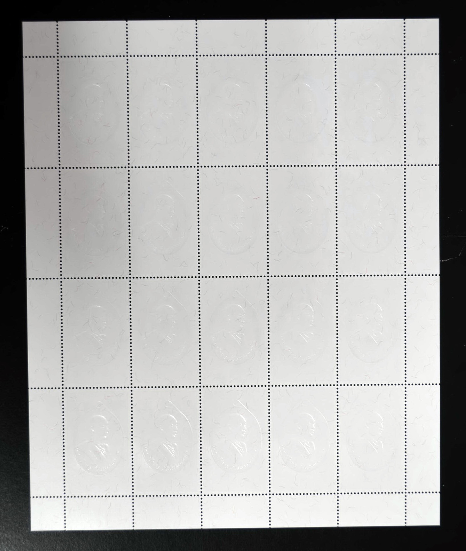 แสตมป์เหรียญพระอาจารย์ฝั้น อาจาโร+ชีทพิเศษ แบบ 1+2 (เลขตรงกัน)