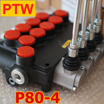 ไฮโดรลิคคอนโทรนวาวร์(6หุน) PTW P80-4(4แกน)(80L.)(3,000-4,600PSI)
