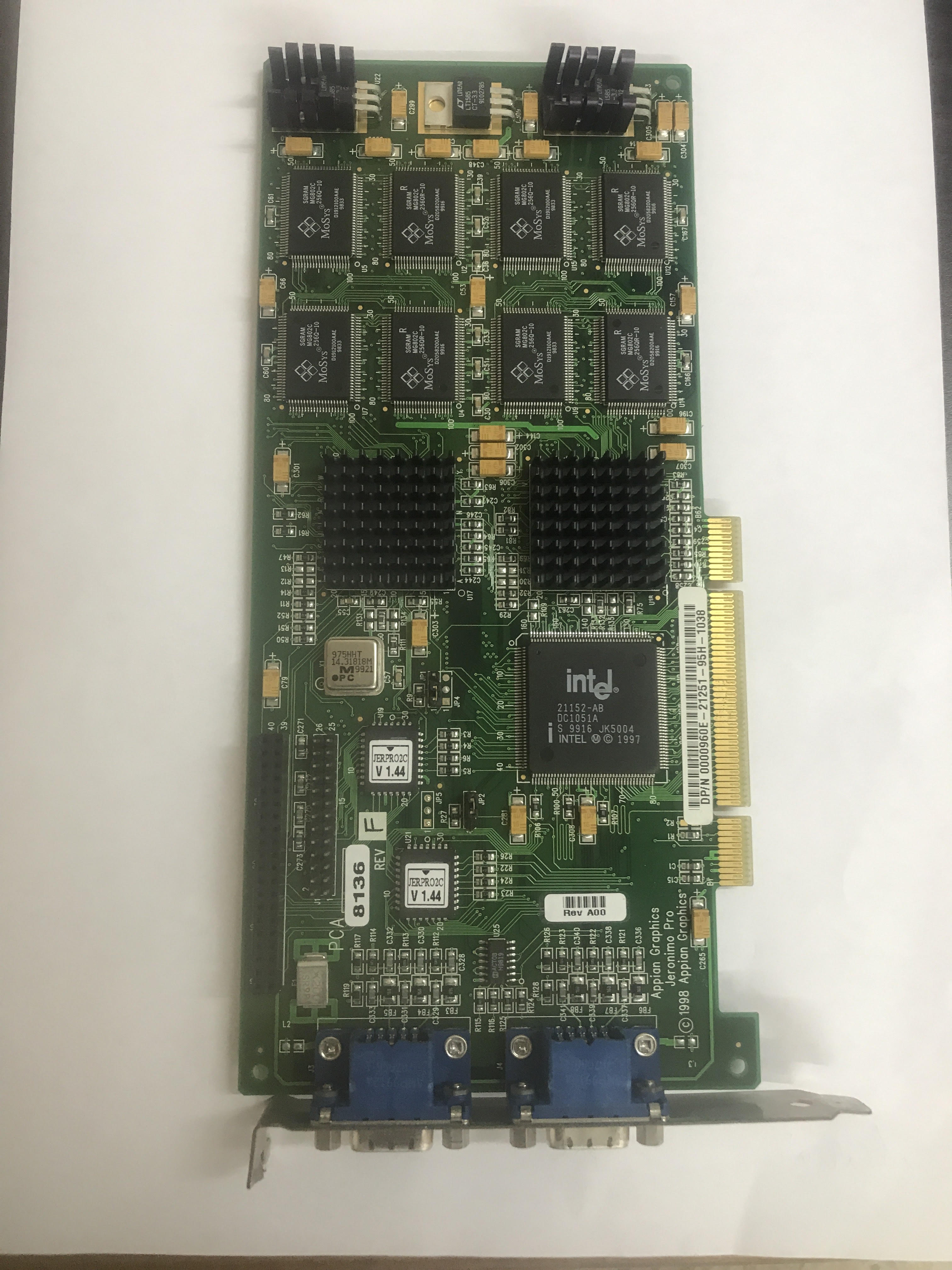 0000960E DELL DUAL DISPLAY VIDEO CARD JERONIMO PRO PCI (Used) // สินค้ารับประกัน โดย บริษัท อะไหล่เซิร์ฟเวอร์ จำกัด