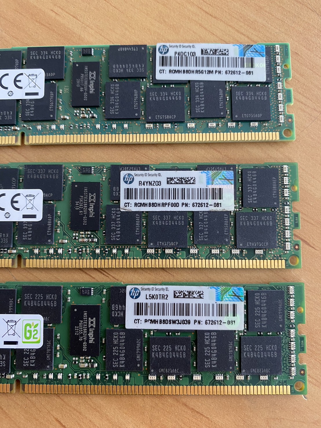 HP 16GB 2Rx4 PC3-12800R DDR3-1600 Server Memory // 672612-081 / M393B2G70BH0-CK0Q9 (Used) // สินค้ารับประกัน โดย บริษัท อะไหล่เซิร์ฟเวอร์ จำกัด