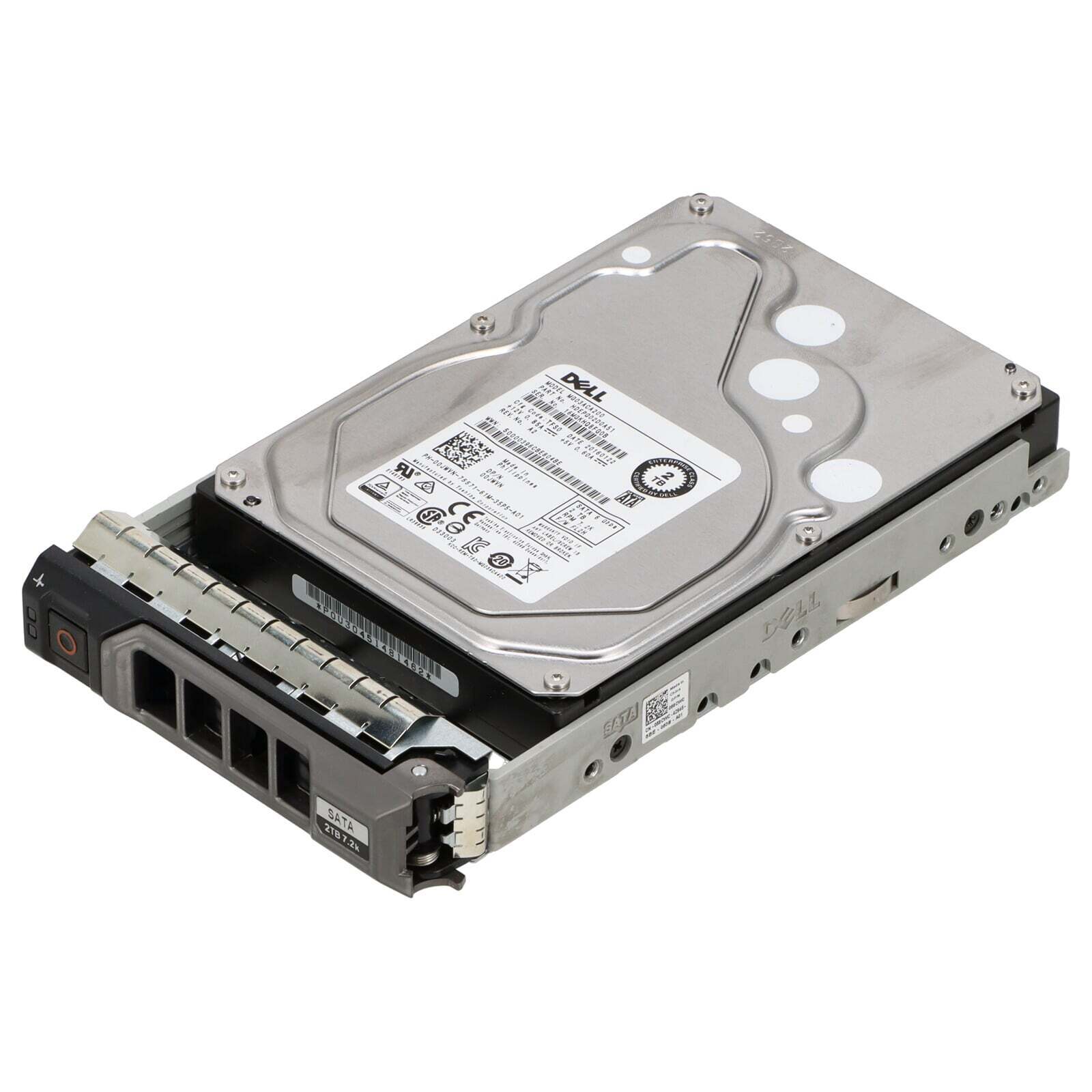 Dell 2TB 7.2K Sata 6G 3.5" Hard Drive Server // 00JWVN / MG03ACA200 (Used) // สินค้ารับประกัน โดย บริษัท อะไหล่เซิร์ฟเวอร์ จำกัด
