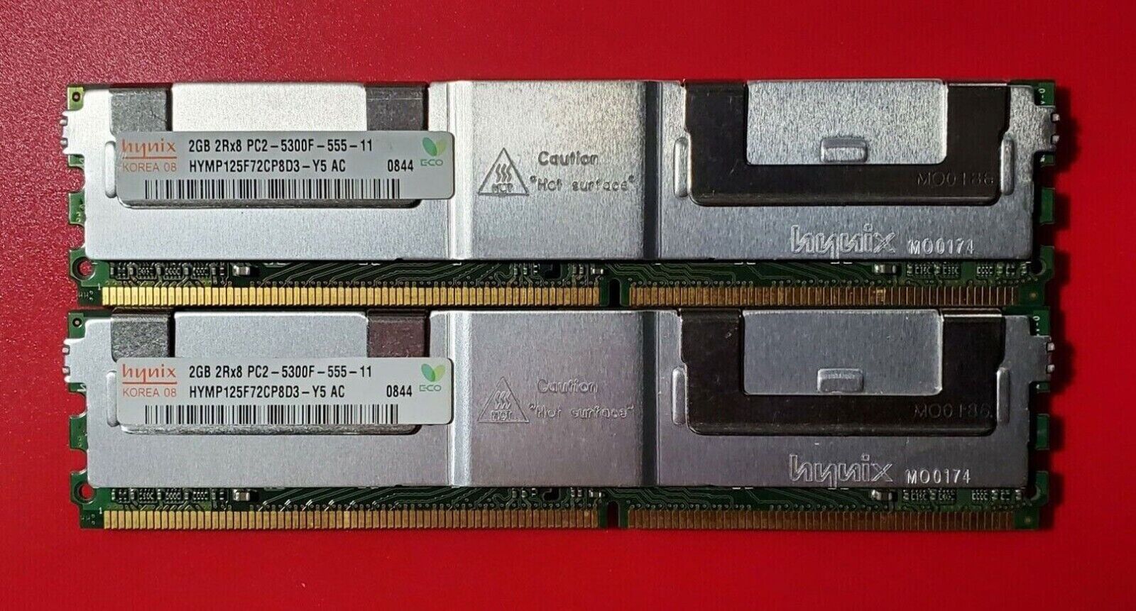 Hynix 2GB 2RX8 PC2 5300F-555-11 Ram / HYMP125F72CP8D3-Y5- AC (Used) // สินค้ารับประกัน โดย บริษัท อะไหล่เซิร์ฟเวอร์ จำกัด