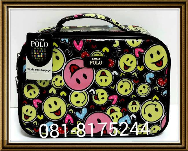 Romarpolo 12" กระเป๋าสะพาย ใส่เครื่องสำอางได้จุจุ มีสายคล้องให้ 1 เส้น