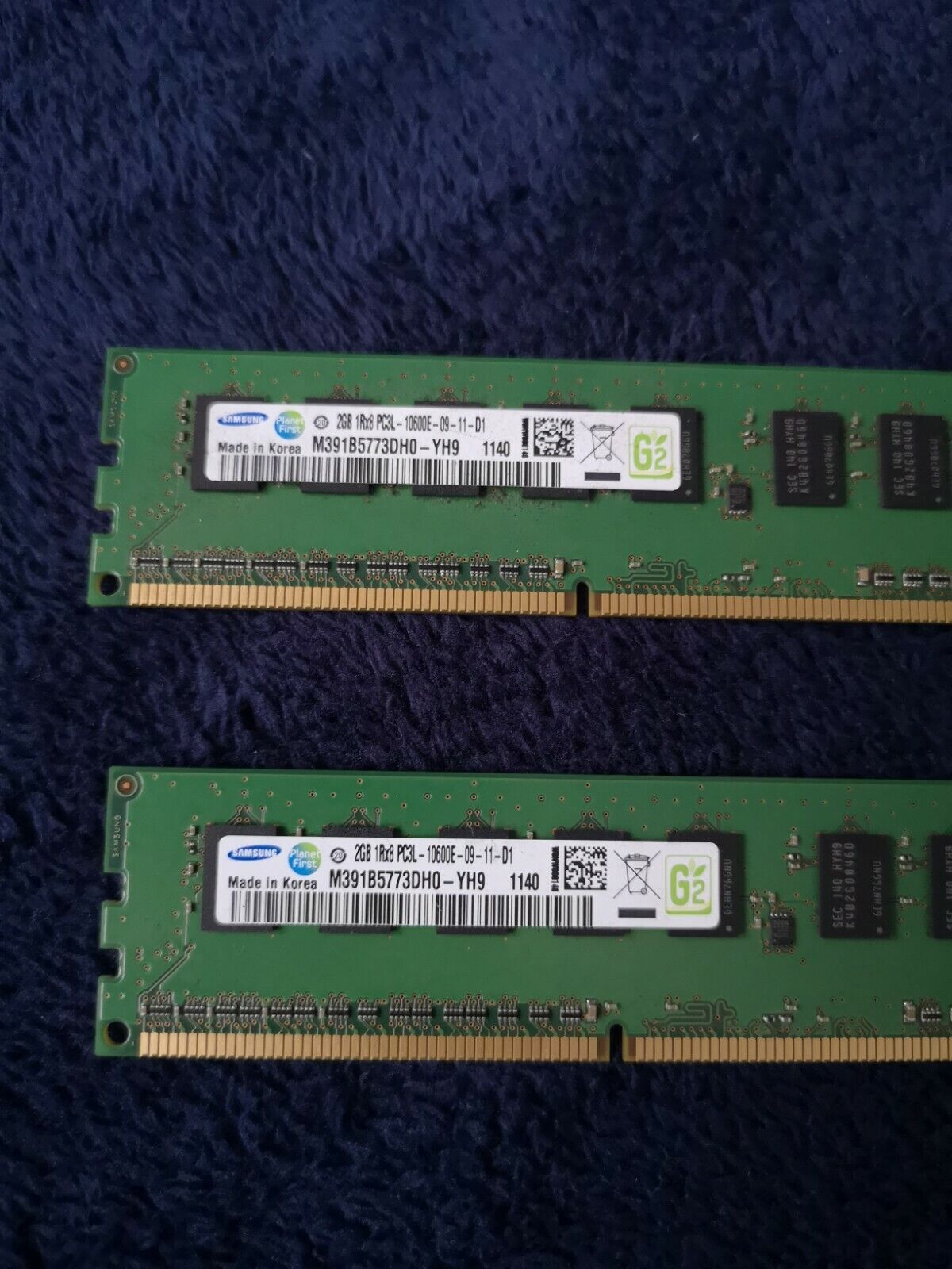 Samsung 2GB 1Rx8 PC3L 12800E DIMM Memory / M391B5773DH0-YK0 (Used) // สินค้ารับประกัน โดย บริษัท อะไหล่เซิร์ฟเวอร์ จำกัด