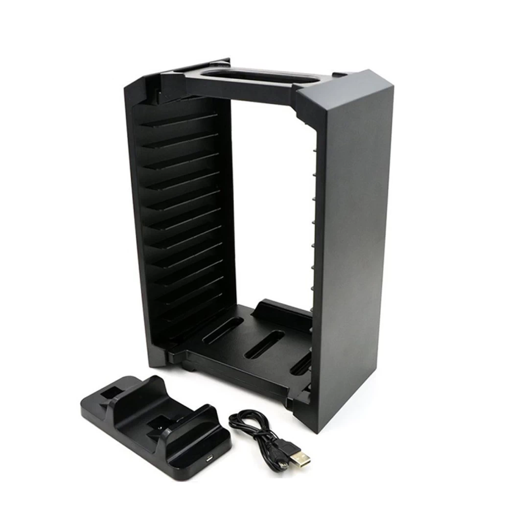 PS5 Slim : Dual Controller Charger Dock Stand Tower
