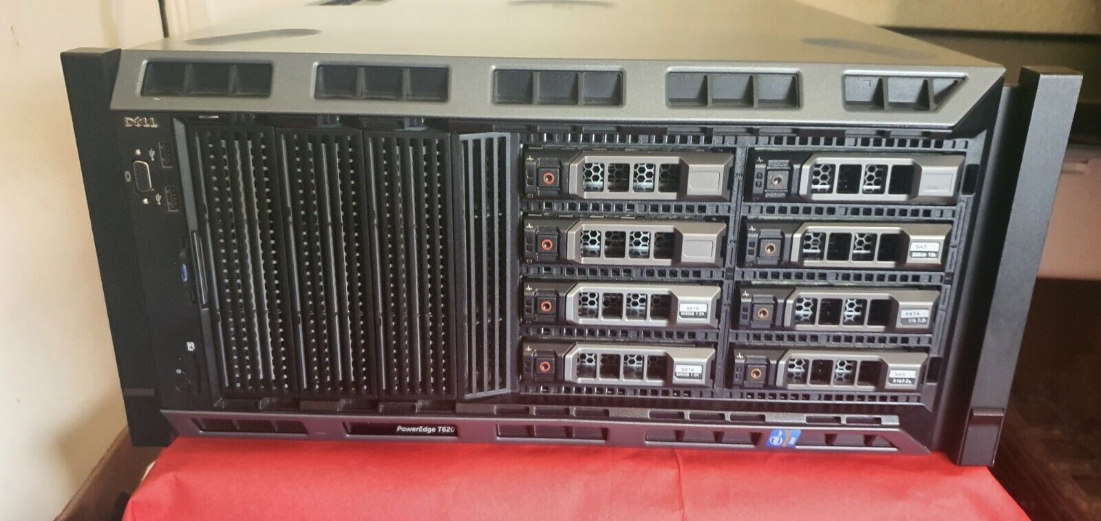 Dell PowerEdge T620 DELL T620 Rack 4U/CPU E5-2609V2x2/Ram48GB/HDD 2TB 7.2K SATA 3.5"x3/Raid H710/Power Supply 1100Wx2