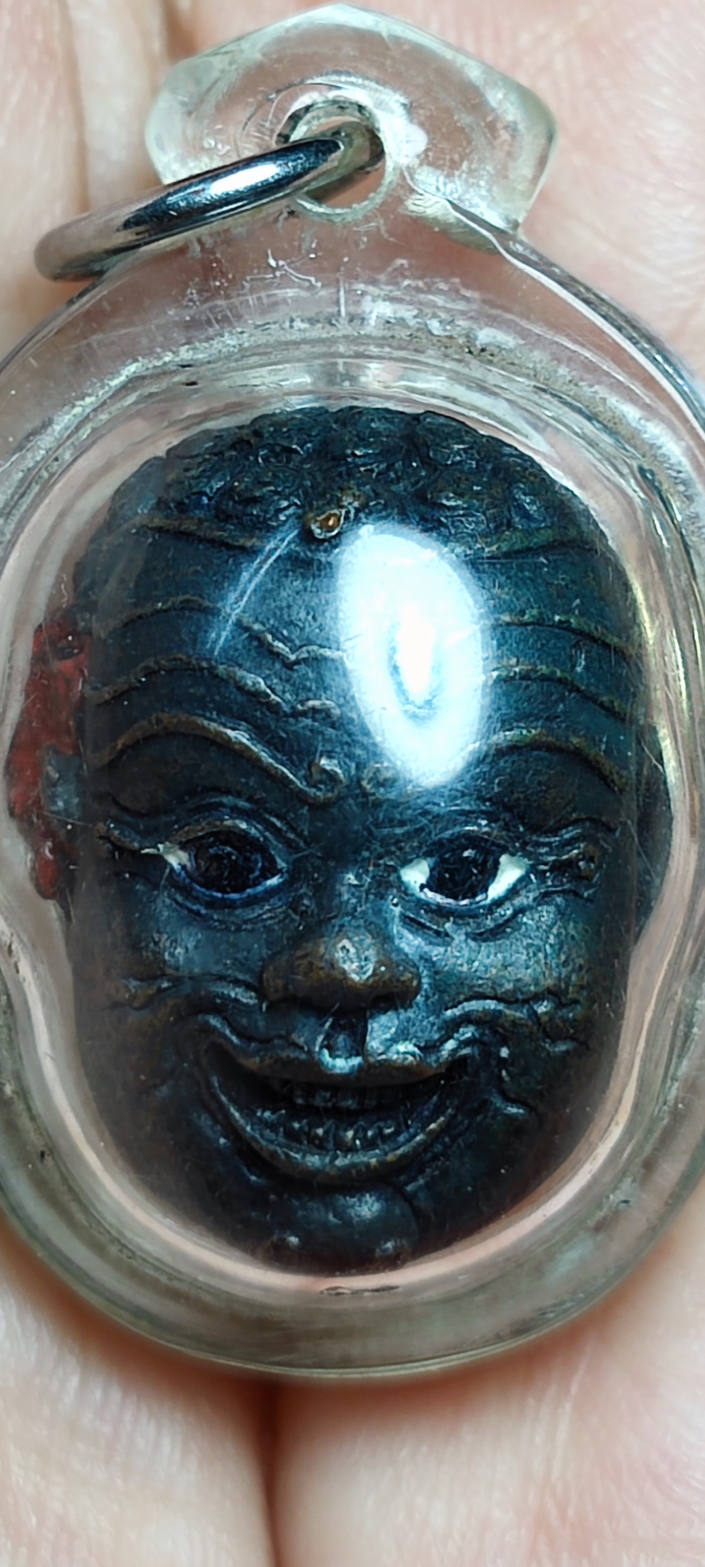 เศียรครู "เจ้าเงาะ" มหาจินดา หลวงปู่นิ่ม วัดพุทธมงคลจ.สุพรรณบุรี