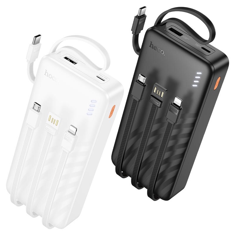 RK1-J146A NIGHT TIDE POWERBANK WITH 4 CABLES (20000mAh)