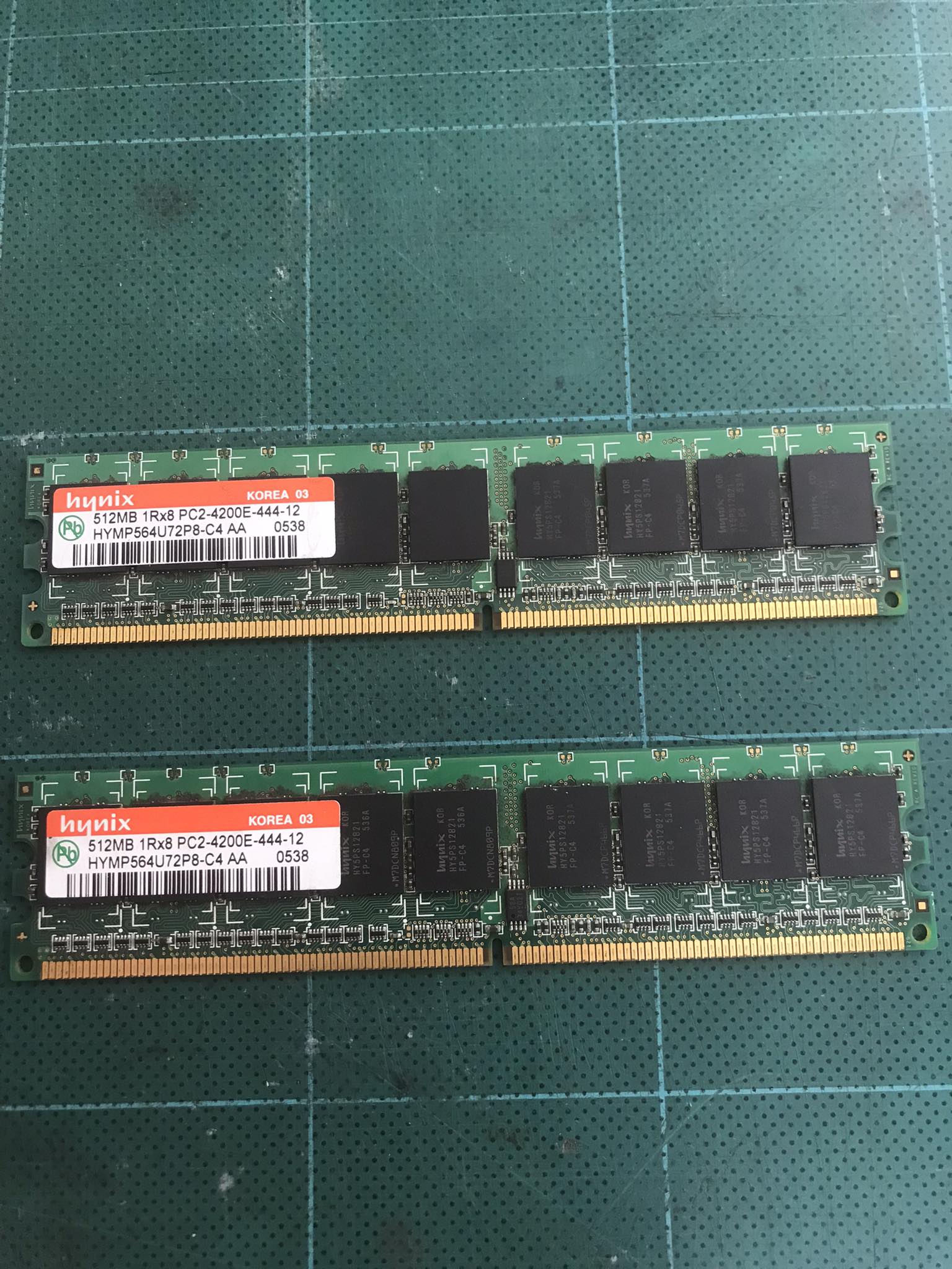 Hynix 512MB 1Rx8 PC2-4200E Ram / HYMP564U72P8-C4 (Used) // สินค้ารับประกัน โดย บริษัท อะไหล่เซิร์ฟเวอร์ จำกัด