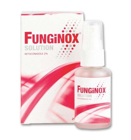 FUNGiNOX solution 25 ml สเปรย์กำจัดเชื้อรา ฟังจิน็อกซ์ โซลูชั่น ขนาด 25 มล.
