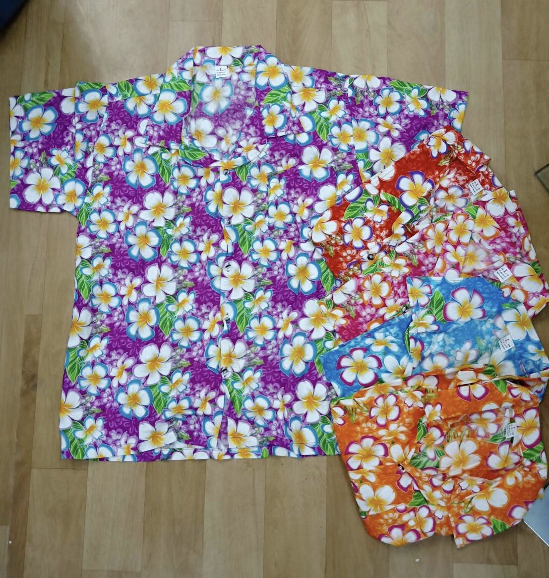 เสื้อลายดอก เนื้อผ้า COTTON ใส่สบาย คละลาย - คละสี