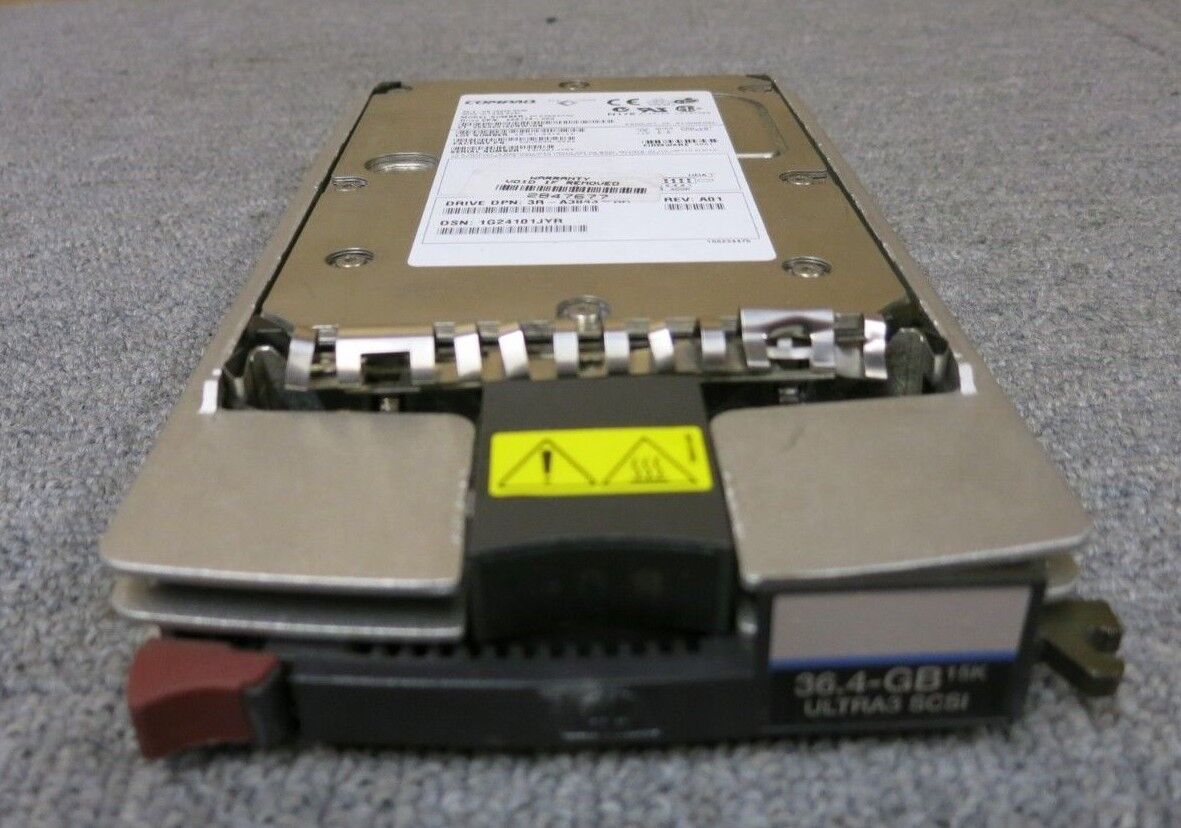HP 36.4GB 15000RPM Ultra3 3.5" SCSI Internal HDD // BF03665A32 / HDD 286774-002 / 3R-A3843-AA (Used) // สินค้ารับประกัน โดย บริษัท อะไหล่เซิร์ฟเวอร์ จำกัด