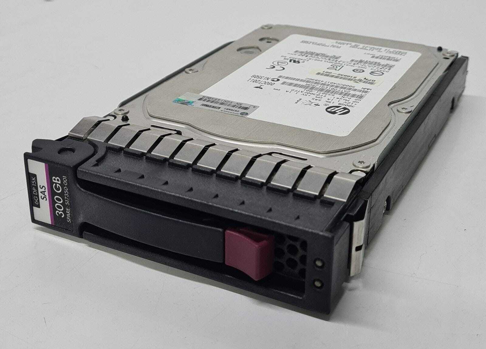 HP 300GB 15K 3.5" 6G SAS DP Hard Drive / HDD 533871-001 / 0B24475 / EF0300FATFD / GPN 516832-002 / HUS156030VLS600 (Used) // สินค้ารับประกัน โดย บริษัท อะไหล่เซิร์ฟเวอร์ จำกัด