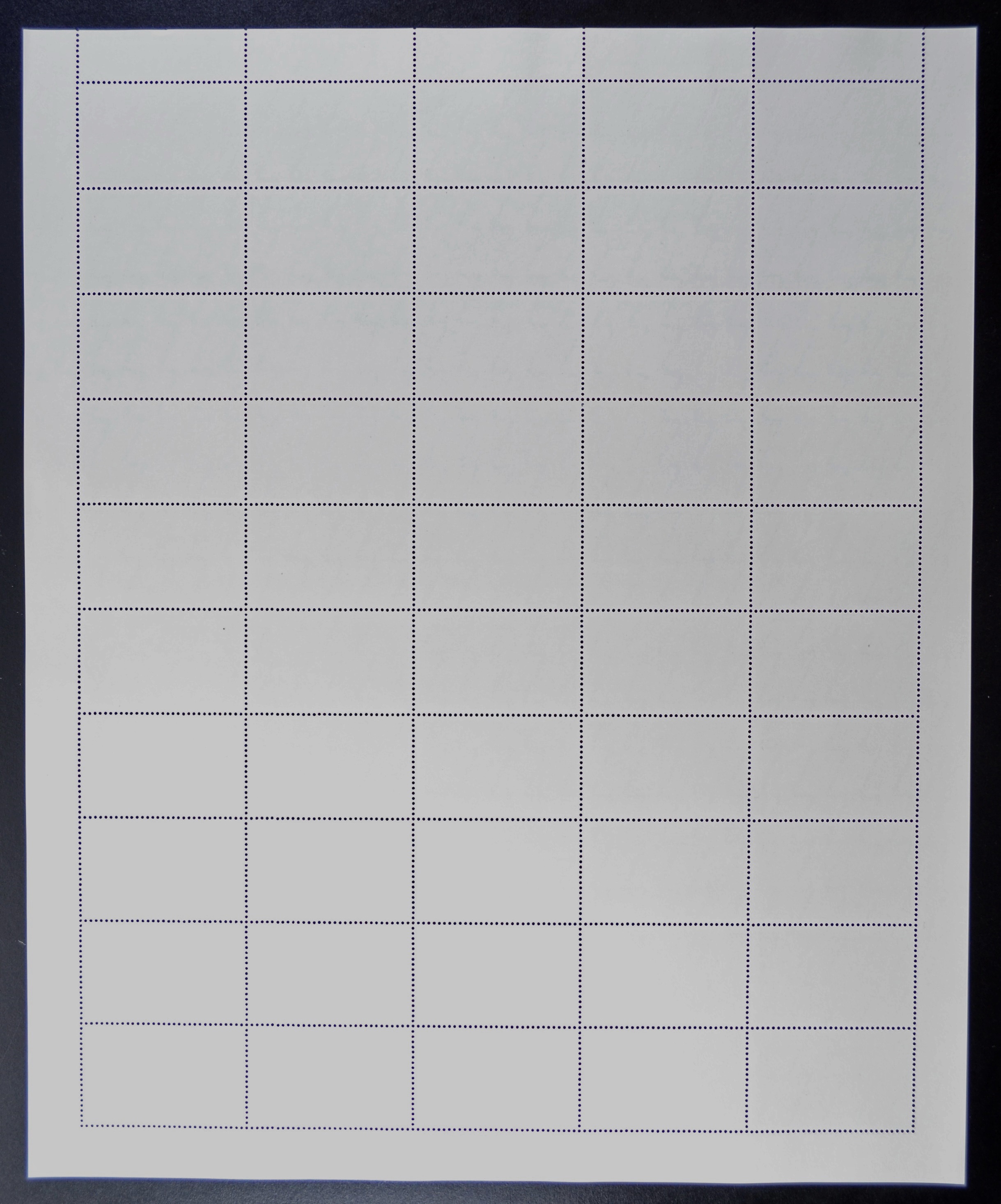 แสตมป์สัปดาห์สากลแห่งการเขียนจดหมาย 2532 (เต็มแผ่น50ดวง)