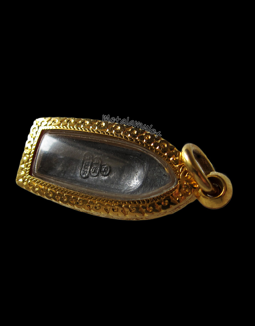 พระร่วงรางปืนหลังยันต์ เนื้อชินสังควานร