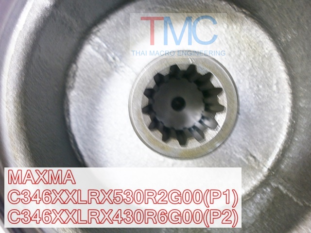 ปั้มนิ้วไฮโดรลิค(2ตอน)สำหรับรถคีบอ้อยแบบBELL(3ล้อ)MAXMA-C346XXLRX530R2G00(P1),C346XXLRX430R6G00(P2)