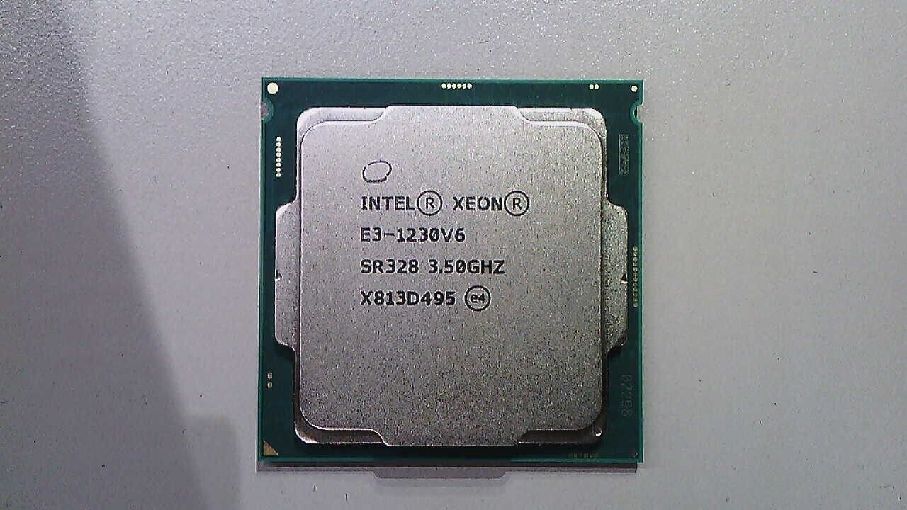 Intel Xeon E3-1230V6 3.50 GHz 4 Core 8MN 14nm FCLGA1151 CPU Processor // SR328 (Used) // สินค้ารับประกัน โดย บริษัท อะไหล่เซิร์ฟเวอร์ จำกัด