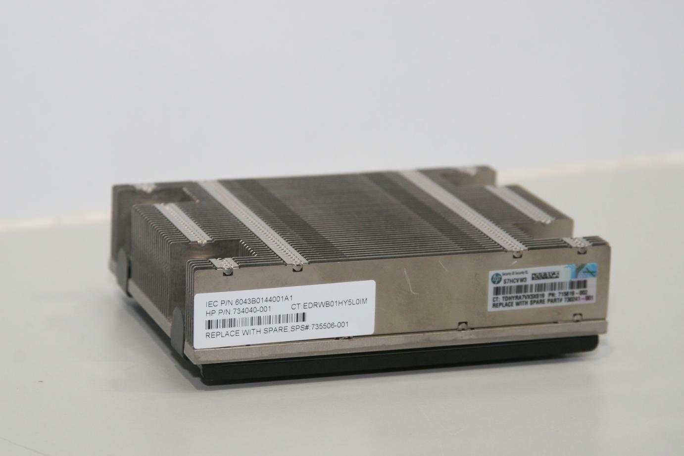 Genuine HP DL360P DL360E G8 1U Heatsink / 734040-001 / 735506-001 (Used) // สินค้ารับประกัน โดย บริษัท อะไหล่เซิร์ฟเวอร์ จำกัด