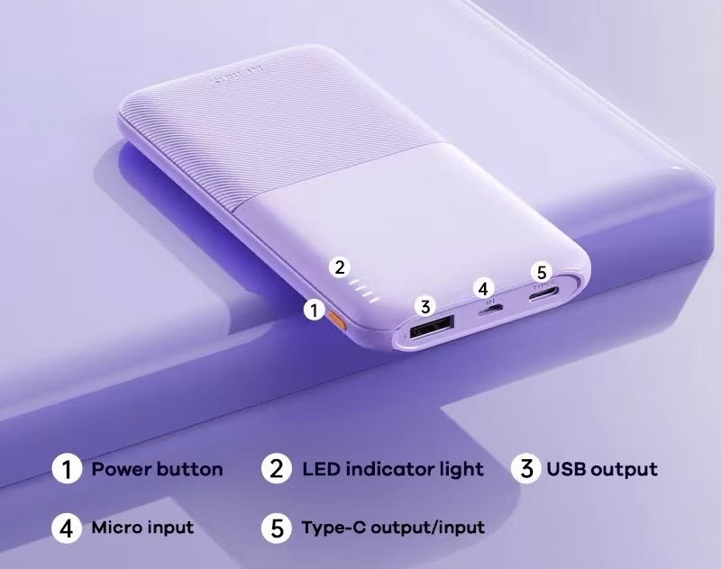 RPP-23 LANGO II SERIES 2.4A POWERBANK 10000mAh