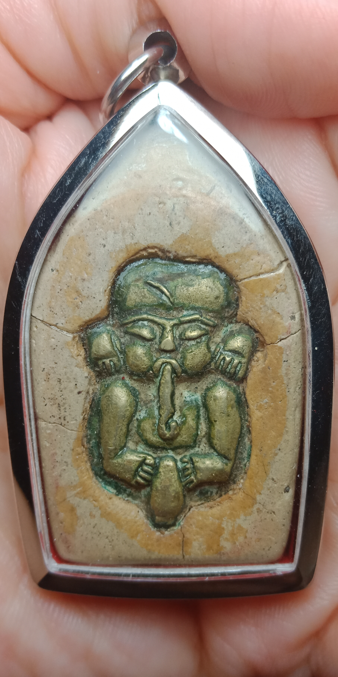 พระขุนแผนพรายกุมารดูดทรัพย์ หลวงพ่อมัก รุ่นแรก เนื้อผงเกษร 108 ปี 2547