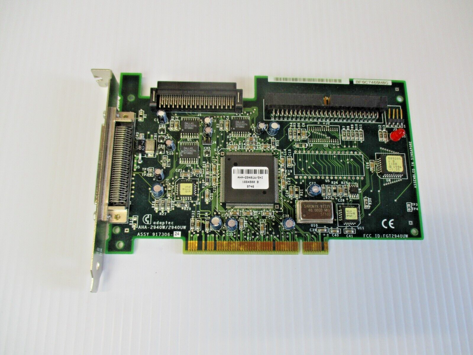 Vintagtage Adaptec AHA-2940W 2940UW Ultra Wide SCSI PCI Controller Card (Used) // สินค้ารับประกัน โดย บริษัท อะไหล่เซิร์ฟเวอร์ จำกัด