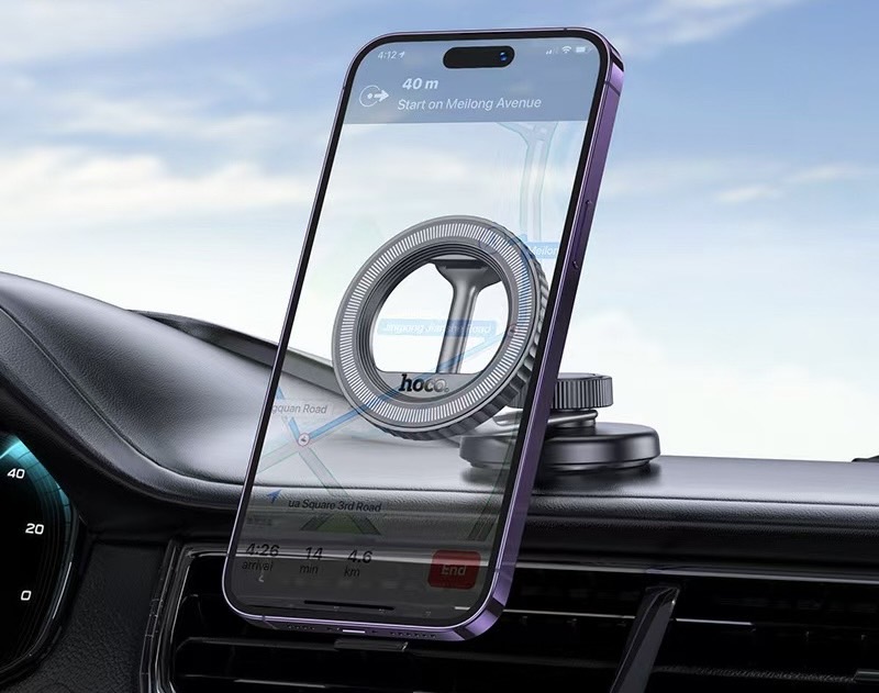 H77 VIEW FOLDING MAGNETIC RING CAR HOLDER (CENTER CONSOLE)