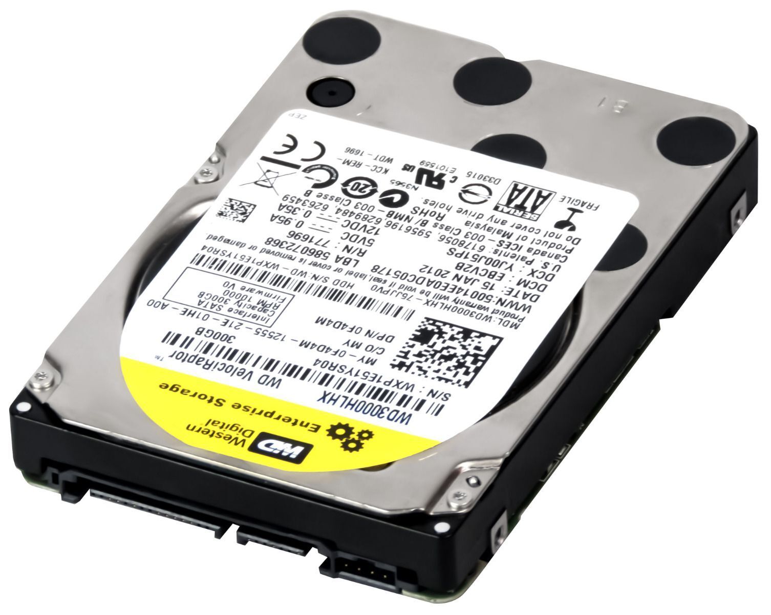 WD 300GB 10K 6G SATA 32MB III 2.5" Hard Drive // Dell 0F4D4M / WD3000HLHX (Used) // สินค้ารับประกัน โดย บริษัท อะไหล่เซิร์ฟเวอร์ จำกัด