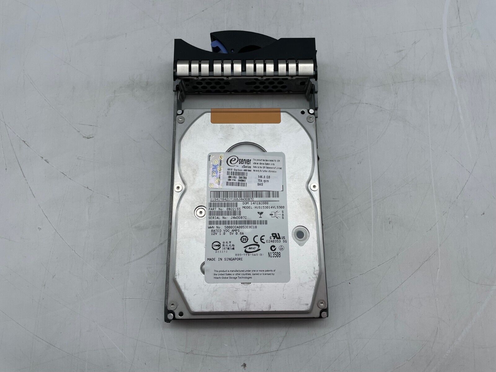 IBM 146GB 15K 3G LFF SAS 3.5" Hard disk // 39R7350 / 26K5842 / 40K1044 (Used) // สินค้ารับประกัน โดย บริษัท อะไหล่เซิร์ฟเวอร์ จำกัด