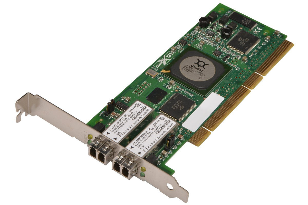 Dell Dual Port 2GB Finisar GBIC QLOGIC Card US // 04U854 / 4U854 (Used) // สินค้ารับประกัน โดย บริษัท อะไหล่เซิร์ฟเวอร์ จำกัด