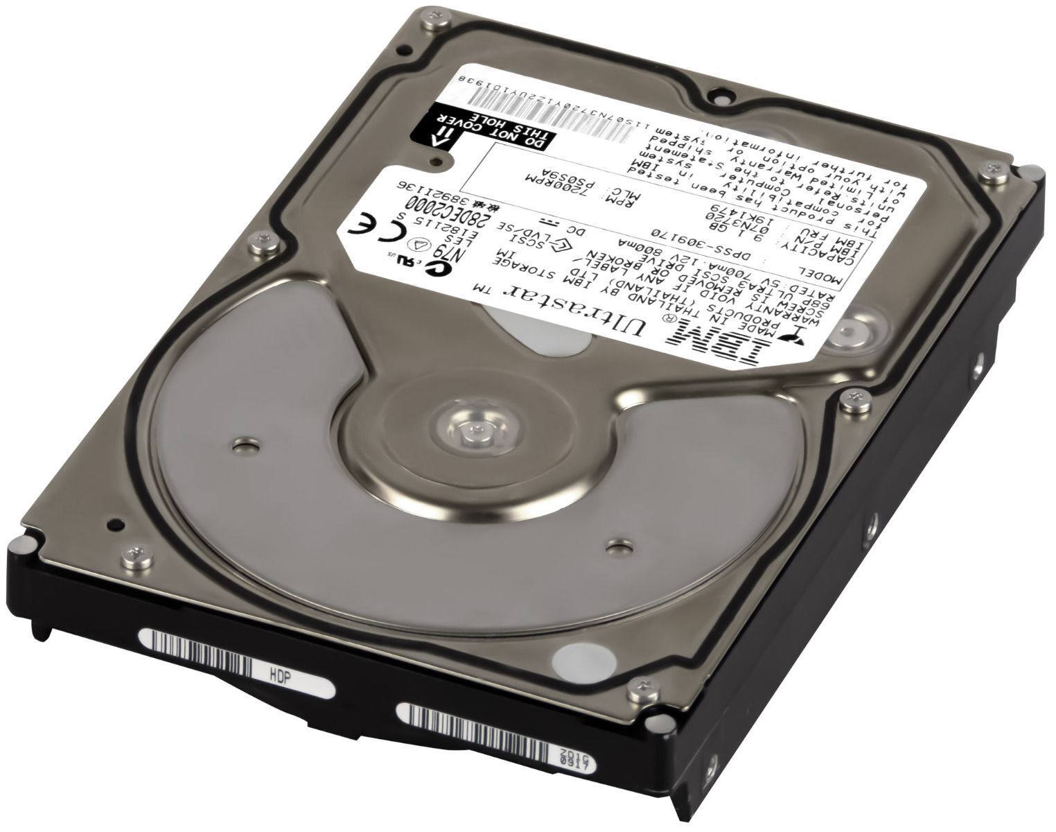 IBM Ultrastar HDD 36LP 19K1479 07N3720 9.1GB 7200U/Min 4MB 68-pin DPSS-309170 3.5'' (Used) // สินค้ารับประกัน โดย บริษัท อะไหล่เซิร์ฟเวอร์ จำกัด