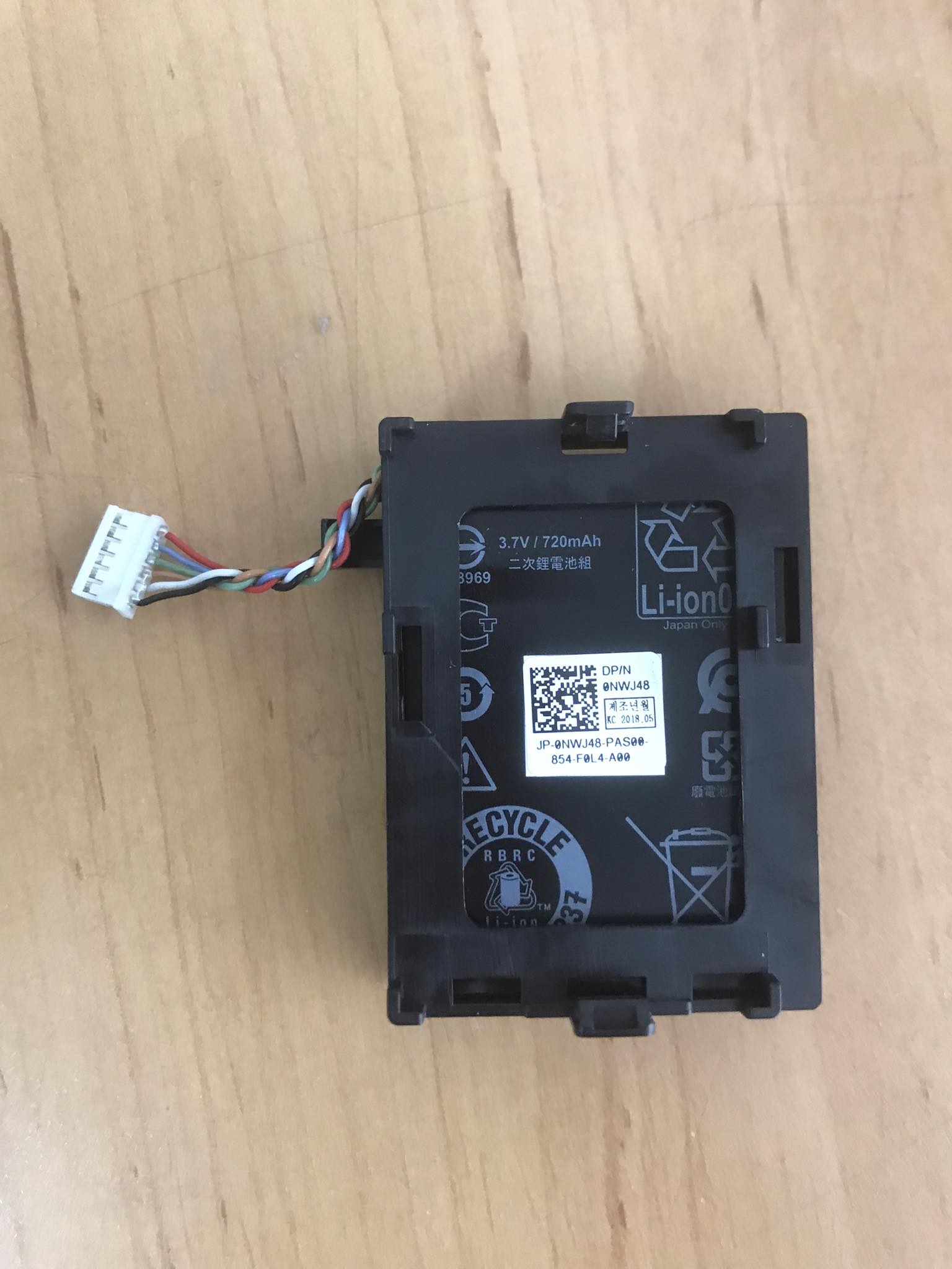 Dell Battery For Perc H740 / H840 G14 4z // 0NWJ48 (Used) // สินค้ารับประกัน โดย บริษัท อะไหล่เซิร์ฟเวอร์ จำกัด