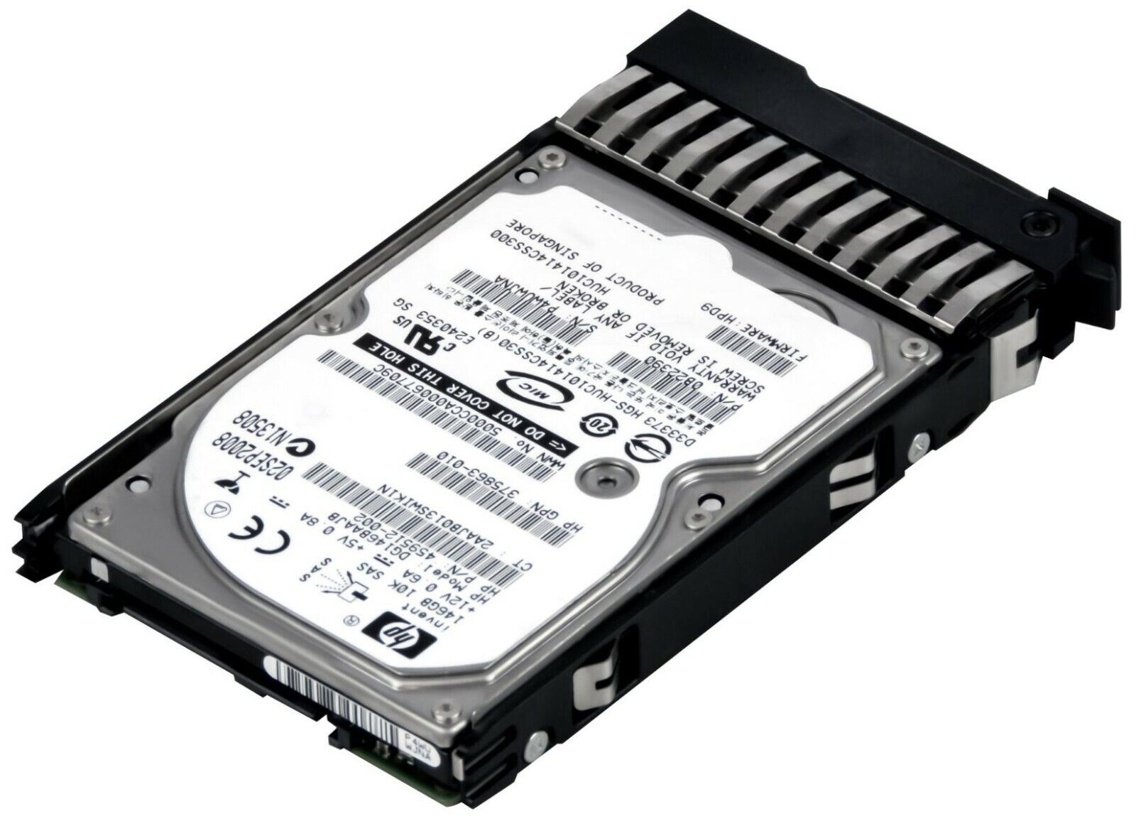 HP 146GB 10K 3G SAS 2.5" 16MB Hard Drive // HDD 459512-002 / Tray 432320-001 / GPN 375863-010 / 0B22390 / DG146BAAJB / HUC101414CSS300 (Used) // สินค้ารับประกัน โดย บริษัท อะไหล่เซิร์ฟเวอร์ จำกัด