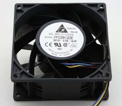 Original DELTA PFC0912DE 9038 9CM 3.72A 12V Ultra Violent Cooling Fan X3100 M4 (Used) // สินค้ารับประกัน โดย บริษัท อะไหล่เซิร์ฟเวอร์ จำกัด