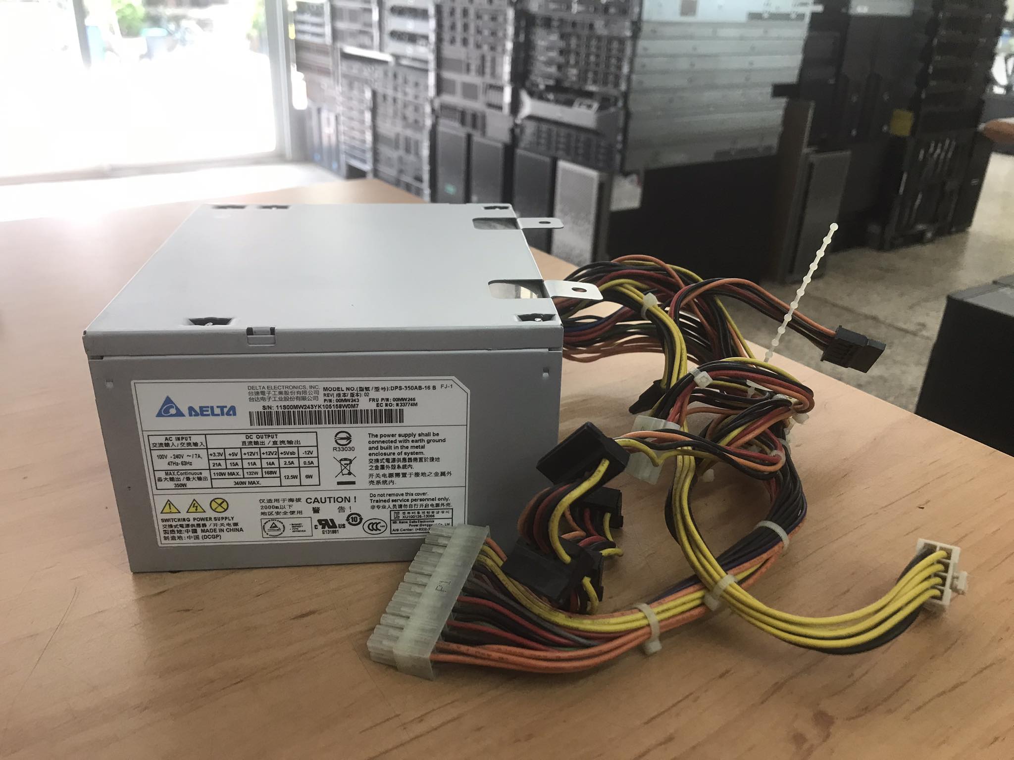 IBM x3100 M5 Power Supply 350W FRU 00MW246 / 00MW24 (Used) // สินค้ารับประกัน โดย บริษัท อะไหล่เซิร์ฟเวอร์ จำกัด