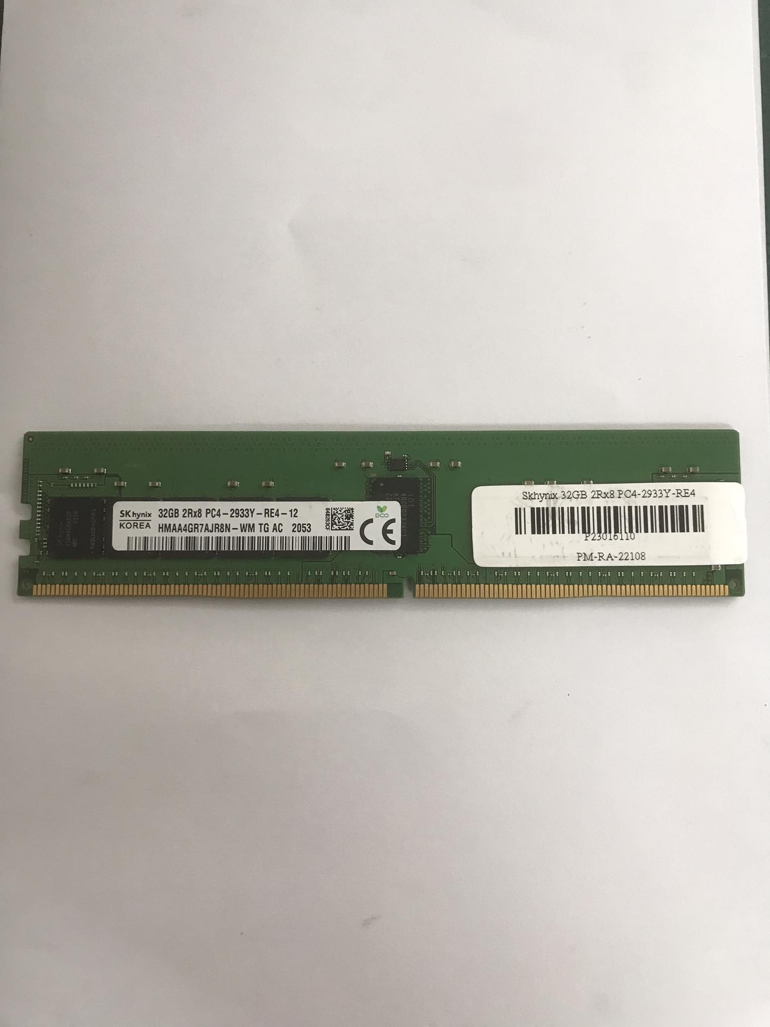 SK Hynix 32GB (2Rx8) PC4-2933Y -R Memory RAM // HMAA4GR7AJR8N-WM (Used) // สินค้ารับประกัน โดย บริษัท อะไหล่เซิร์ฟเวอร์ จำกัด