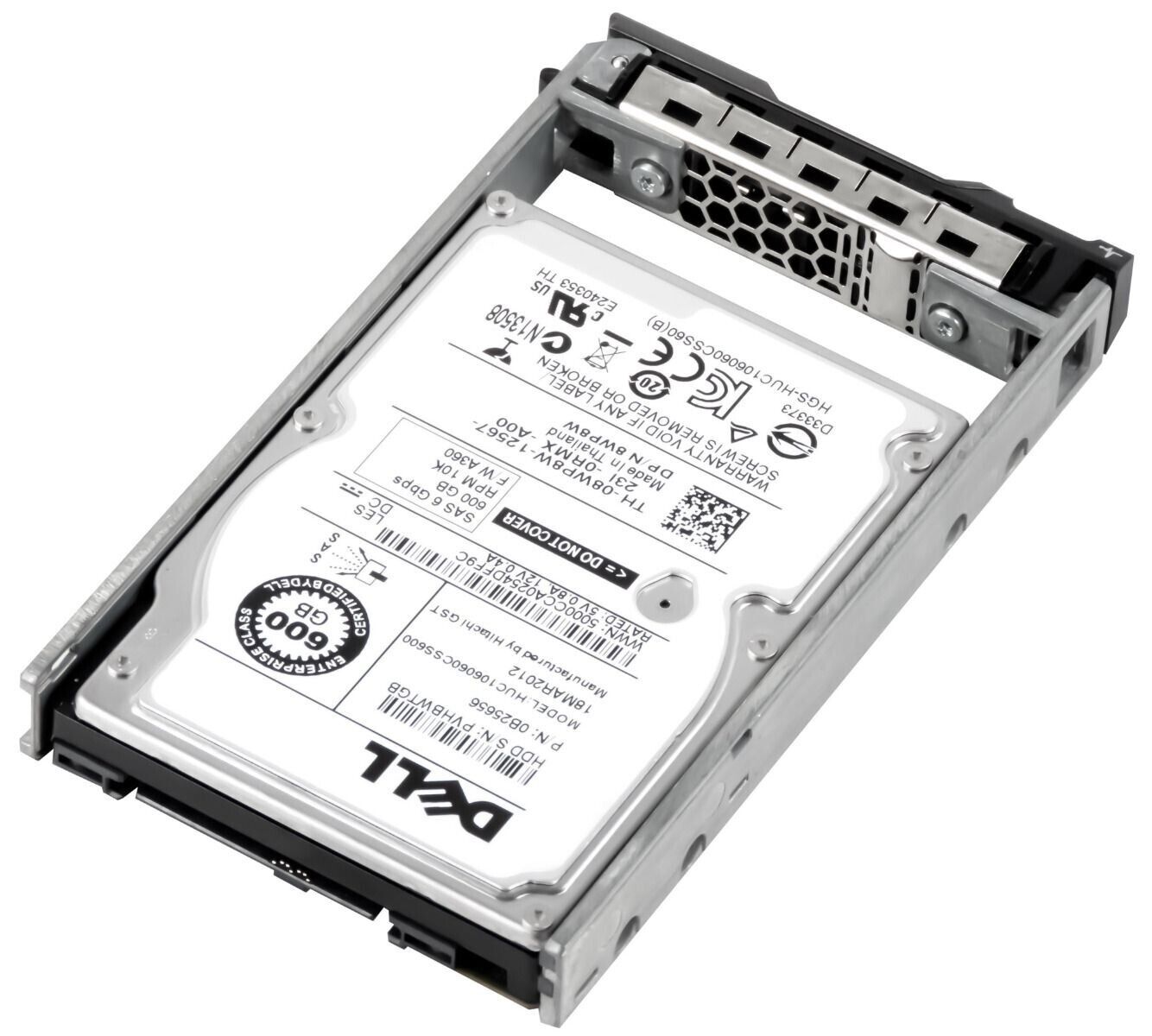 Dell 600GB 10K 6G SAS 2.5" 64MB HDD // 08WP8W / Model HUC106060CSS600 / 0B25656 (Used) // สินค้ารับประกัน โดย บริษัท อะไหล่เซิร์ฟเวอร์ จำกัด