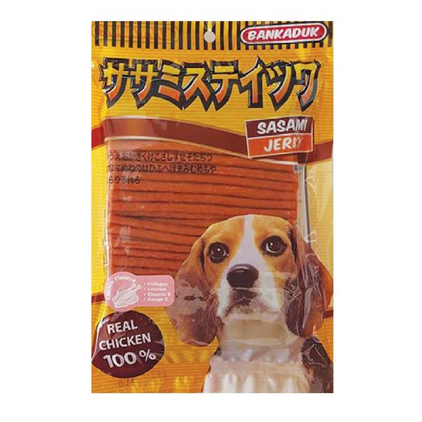Bankaduk Sasami jerky บ้านกระดูก รสไก่และชีส 500 กรัม