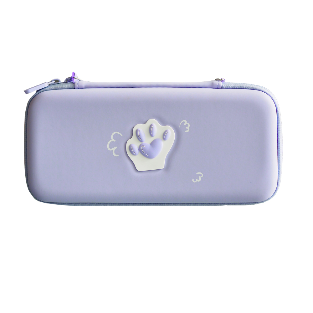Nintendo Switch Case Cat Foot/Purple