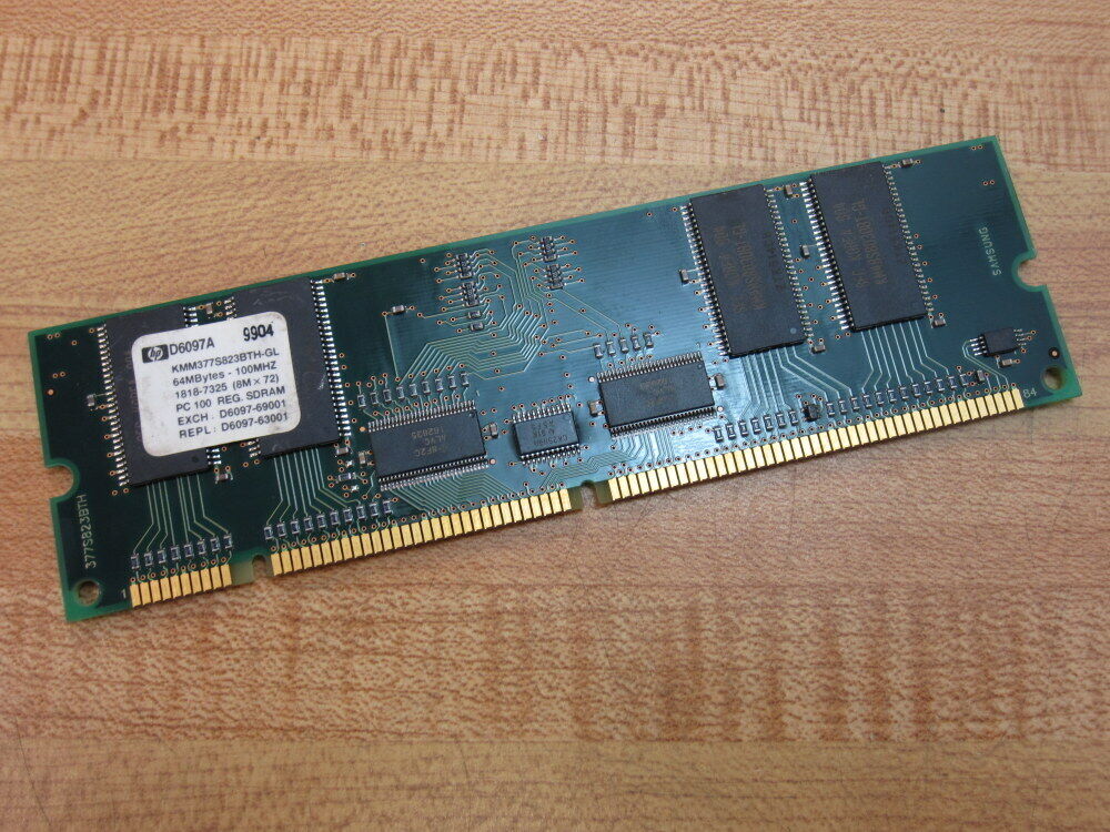 HP 64MB 100Mhz SDRAM Memory NetServer / D6097A / D6097-63001 // (USED) สินค้ารับประกัน โดย บริษัท อะไหล่เซิร์ฟเวอร์ จำกัด