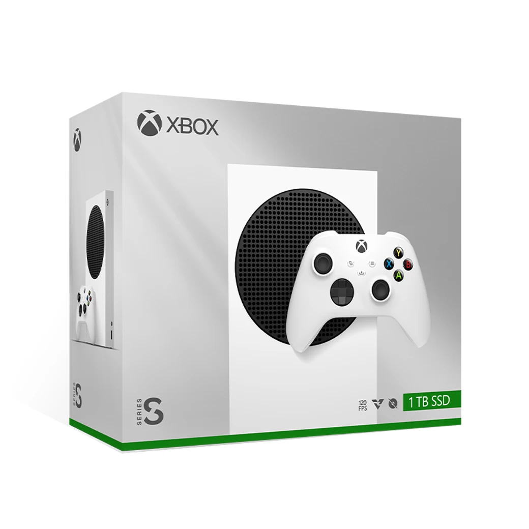 Xbox Series S – 1TB Digital (Robot White) : สีขาว จัดเต็มสเปคแรง พื้นที่จุใจ 1TB ในราคาสุดคุ้ม