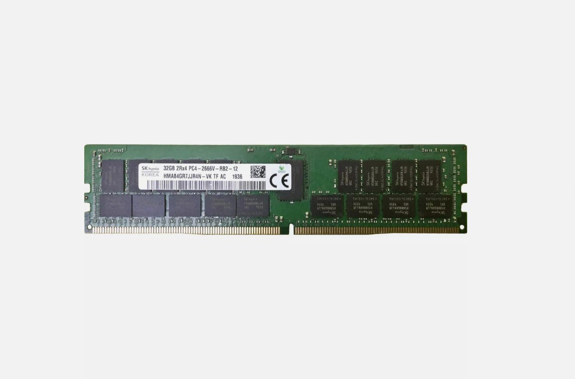 Hynix 32GB 2Rx4 PC4-2666V Server RAM // HMA84GR7JJR4N-VK (Used) // สินค้ารับประกัน โดย บริษัท อะไหล่เซิร์ฟเวอร์ จำกัด