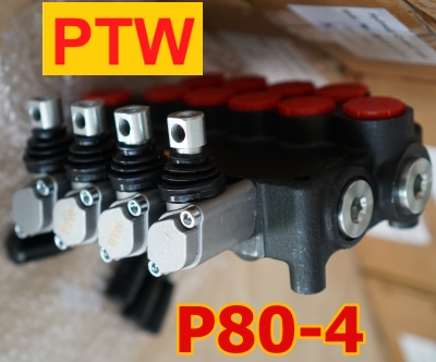 ไฮโดรลิคคอนโทรนวาวร์(6หุน) PTW P80-4(4แกน)(80L.)(3,000-4,600PSI)