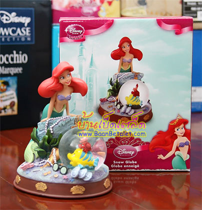 [หมดค่ะ] สโนว์โกลบเจ้าหญิงเงือกแอเรียล (Disney Princess-Little Mermaid Snowglobe) V50