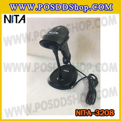 ฺBarcode scanner NITA 3208 2D เครื่องอ่านบาร์โค้ด เครื่องสแกนสินค้า เครื่อง Scan Barcode เครื่องอ่านบาร์โค้ดแบบ 2D ยี่ห้อ NITA รุ่น 3208