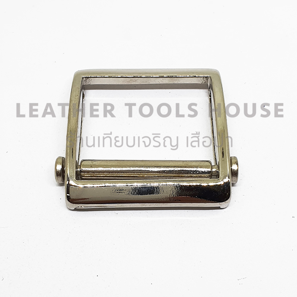 หัวเข็มขัดเลื่อน เนื้อซิงค์ สีเงิน ขนาด 1.2นิ้ว 5ตัว